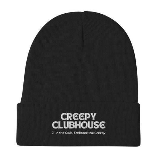 Creepy Clubhouse Embroidered Beanie