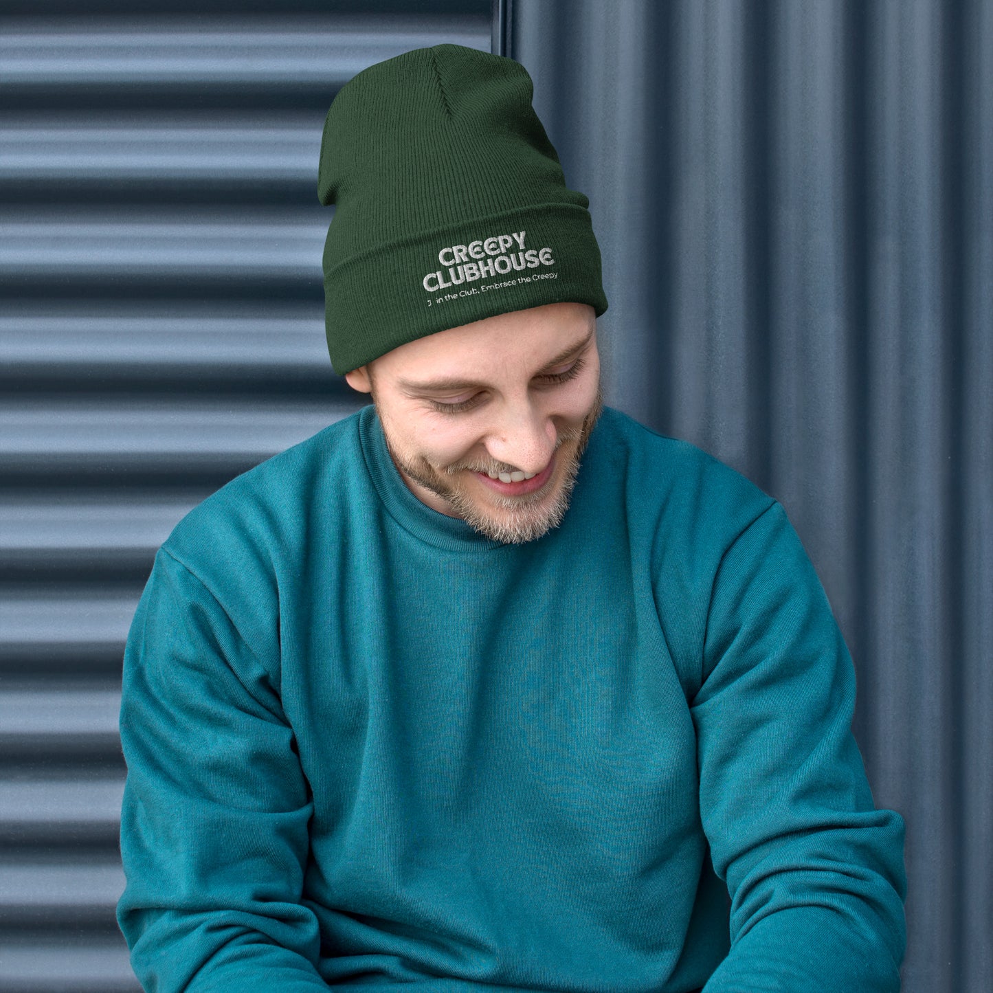 Creepy Clubhouse Embroidered Beanie