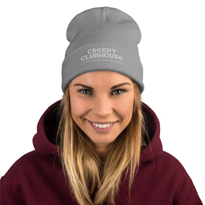 Creepy Clubhouse Embroidered Beanie