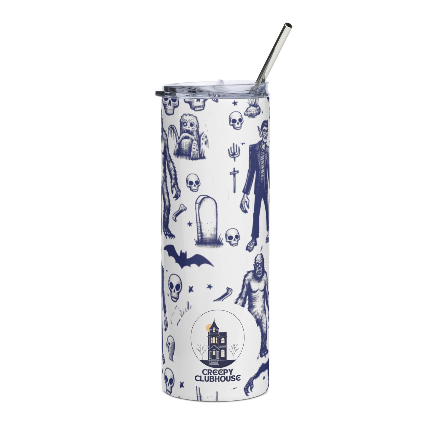 Creepy Clubhouse Stainless Steel Tumbler