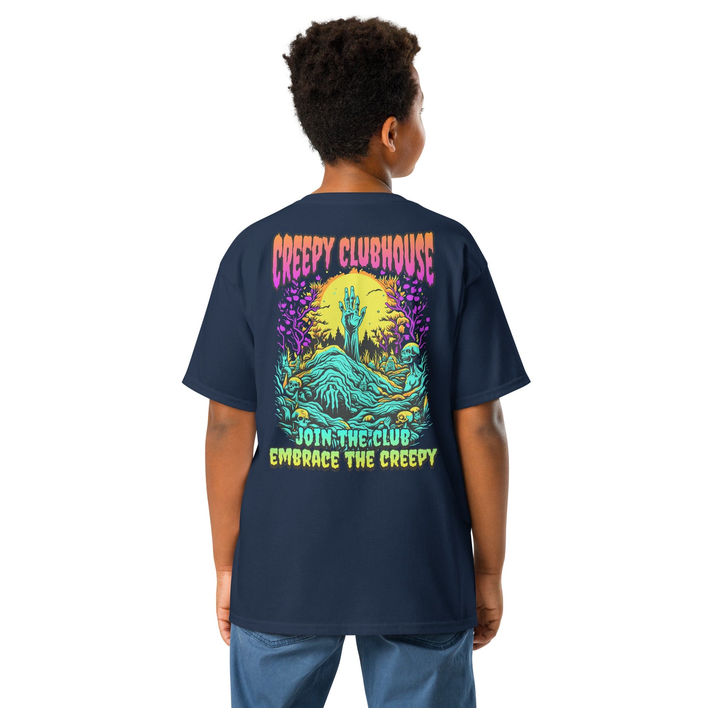 Creepy Clubhouse Join the Club Youth Short-Sleeve Unisex T-Shirt